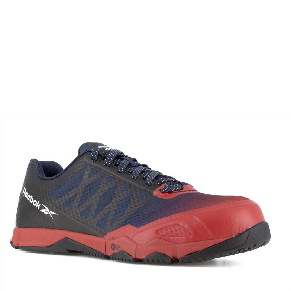 NEW REEBOK WORK men's work athletic shoe in navy/black